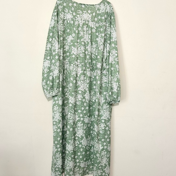 Summersalt The Cinched Waist Caftan Vintage Floral Ivy Dress SIZE XL - Picture 6 of 8
